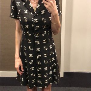Vintage CC Chanel Logo dress